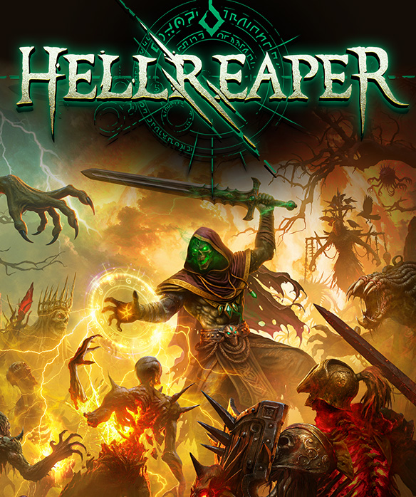 HELLREAPER – box art with logo